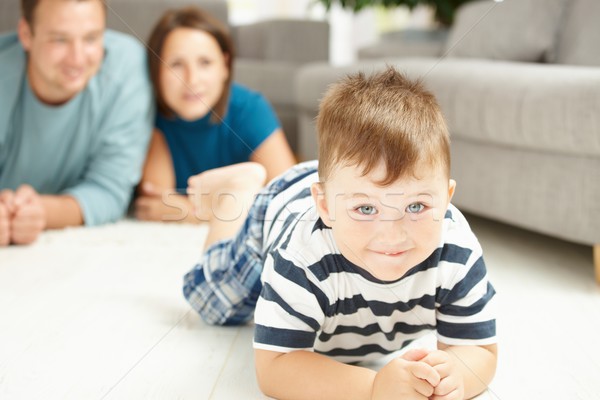 Little boy and parents Stock photo © nyul