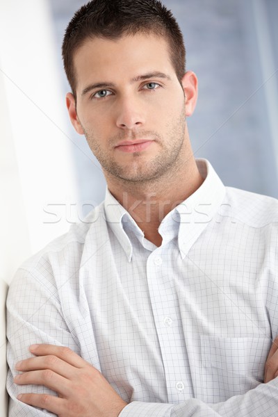 Stockfoto: Portret · knap · jonge · jonge · man · business · man