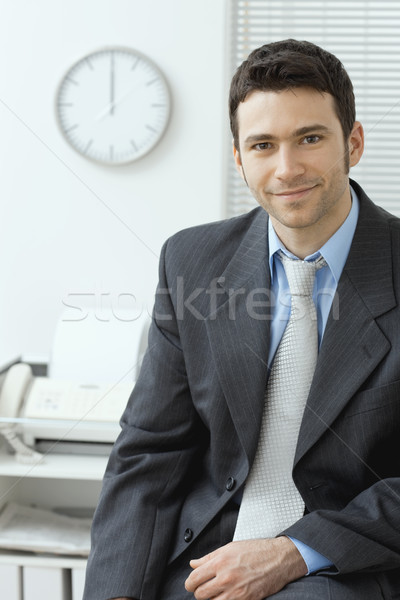 Young handsome businessman Stock photo © nyul