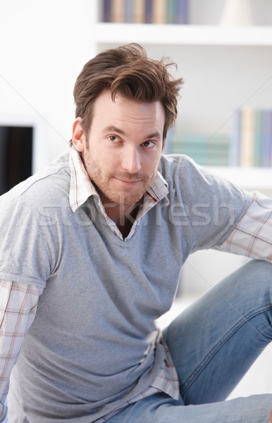 Portrait of casual man with questioning look Stock photo © nyul