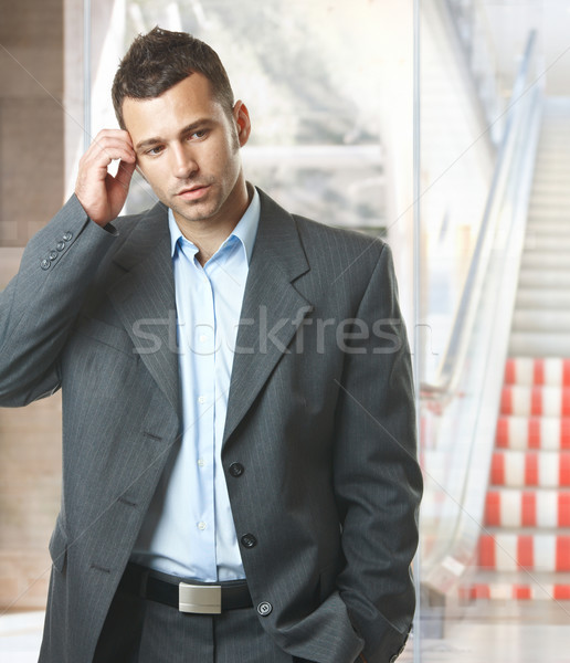 Troubled businessman Stock photo © nyul
