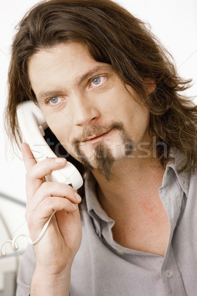Man talking on phone Stock photo © nyul