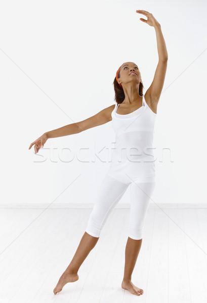 Stock photo: Classical dancer in posture�