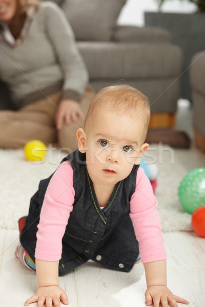 Portrait of baby girl Stock photo © nyul