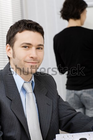 Stock photo: Portrait of businessman