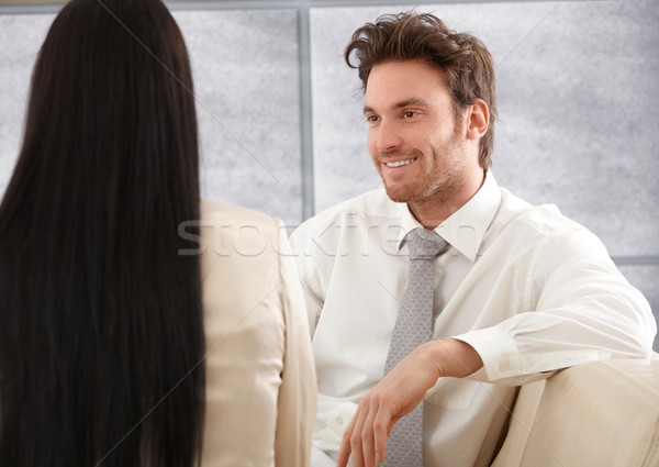 Stock photo: Portrait of handsome man smiling�