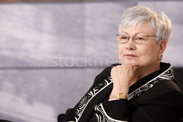 Stock photo: Portrait of active senior woman