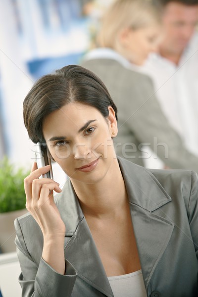 Businesswoman on phone call Stock photo © nyul