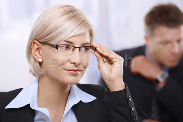 Portrait of smiling businesswoman  Stock photo © nyul