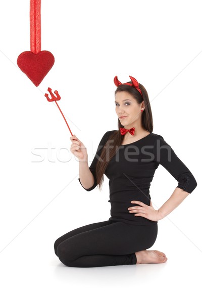 Devil of love at valentine's day Stock photo © nyul