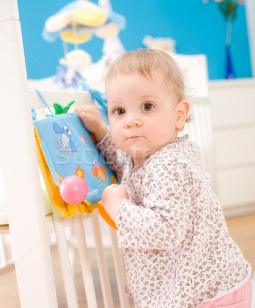 Baby girl at home Stock photo © nyul