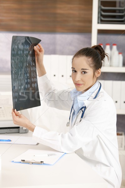 Young female doctor in office Stock photo © nyul