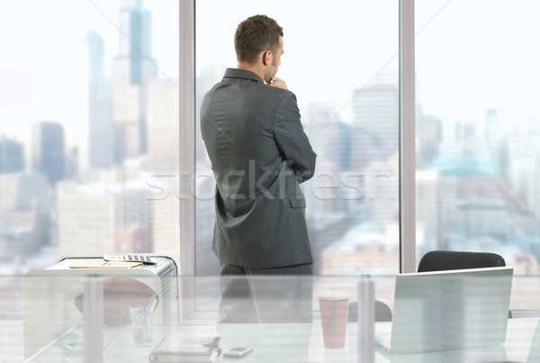Businessman thinking Stock photo © nyul