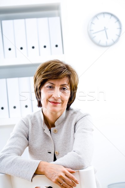 Senior businesswoman posing Stock photo © nyul