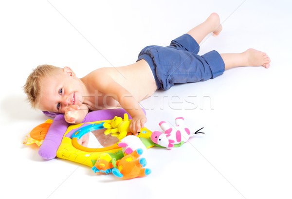 Baby giocattoli ragazzo giocare Foto d'archivio © nyul