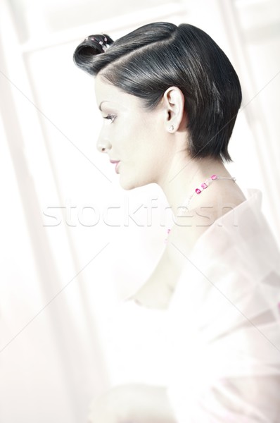 Beautiful young bride Stock photo © nyul