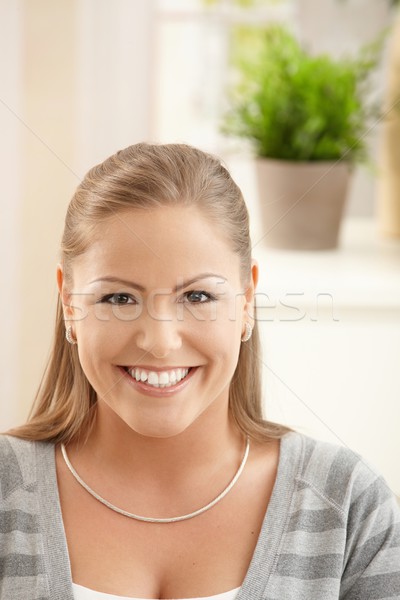 Stock photo: Portrait of happy woman