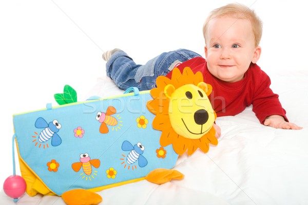 Baby boy playing with toys Stock photo © nyul