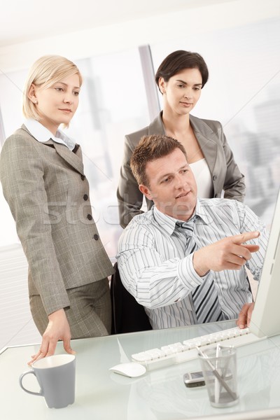 Businesspeople at work Stock photo © nyul