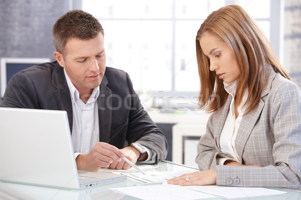 Businesspeople working together in office Stock photo © nyul