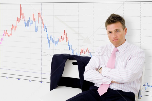 économique récession désappointé affaires séance graphique [[stock_photo]] © nyul