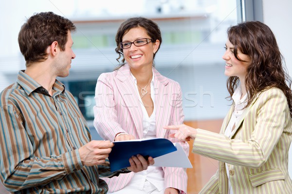 Businesspeople on meeting Stock photo © nyul