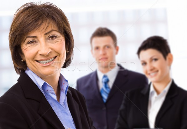 Equipo gente de negocios retrato sonriendo negocios cara Foto stock © nyul