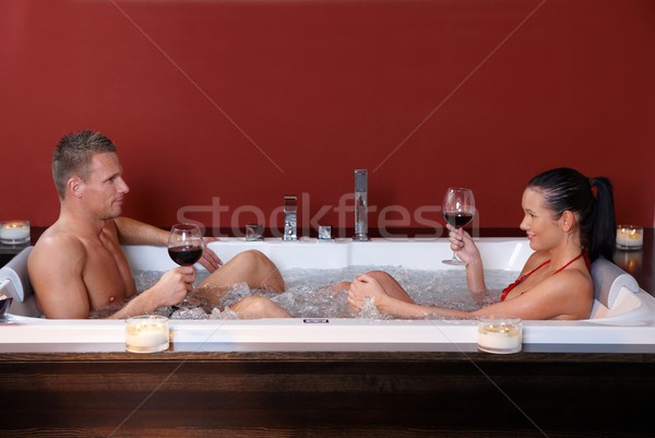 Young couple on wellness program Stock photo © nyul