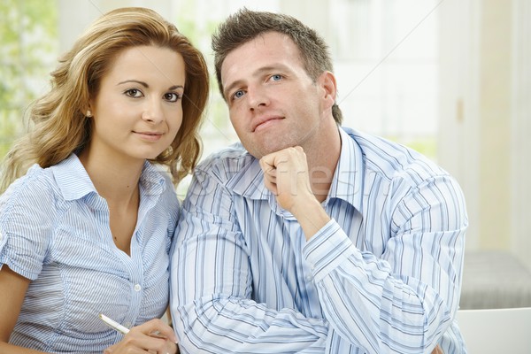 Love couple thinking Stock photo © nyul