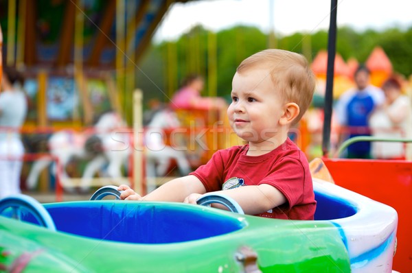 Child in amusement park Stock photo © nyul