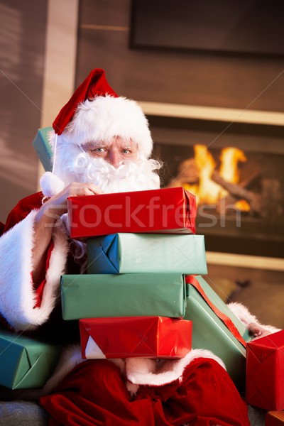 Zdjęcia stock: Portret · Święty · mikołaj · christmas · przedstawia · Święty · mikołaj