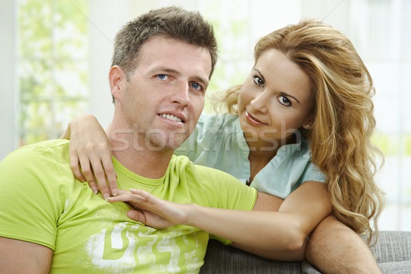 Love couple at home Stock photo © nyul