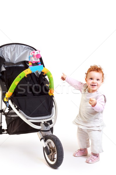 Szczęśliwy baby czerwony Zdjęcia stock © nyul