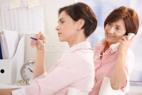 Colleagues working together in office Stock photo © nyul