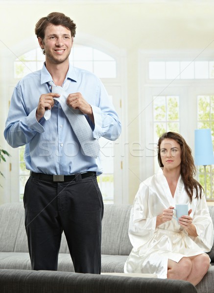 Stock photo: Couple in the morning