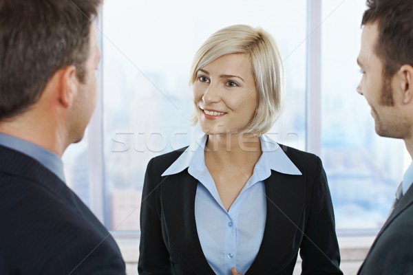 Portrait of smiling businesswoman Stock photo © nyul
