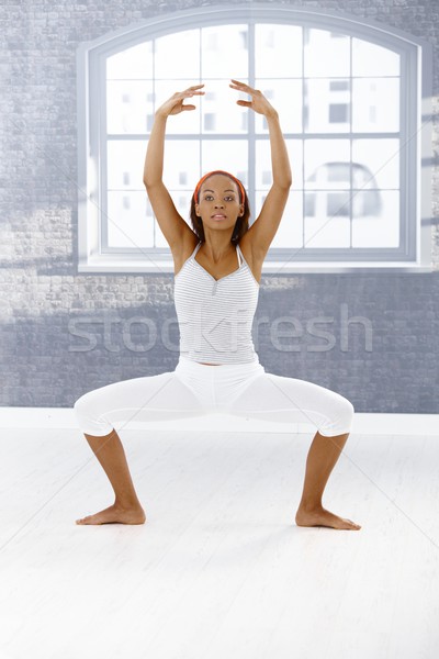 Balett-táncos testmozgás görbület egészség művészet tornaterem Stock fotó © nyul