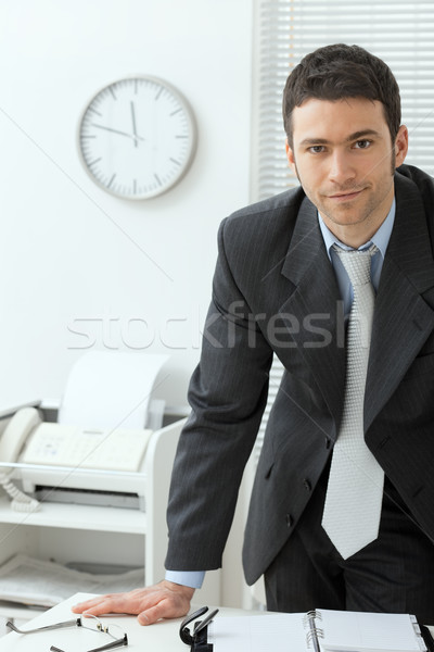 Businessman at office Stock photo © nyul