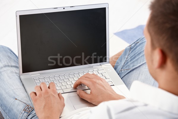 Laptop in use Stock photo © nyul