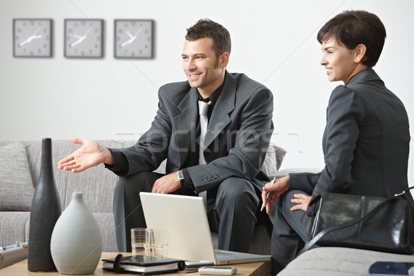 Businesspeople meeting at office Stock photo © nyul