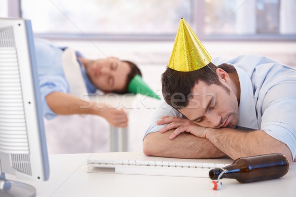 Stock photo: Hangover after office party�