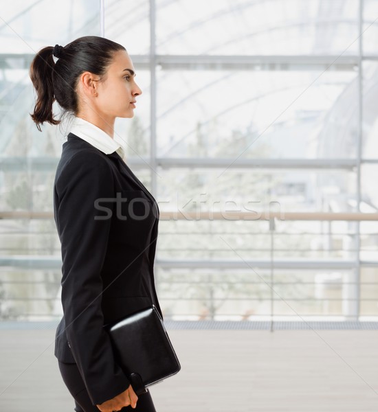 Profile of businesswoman Stock photo © nyul