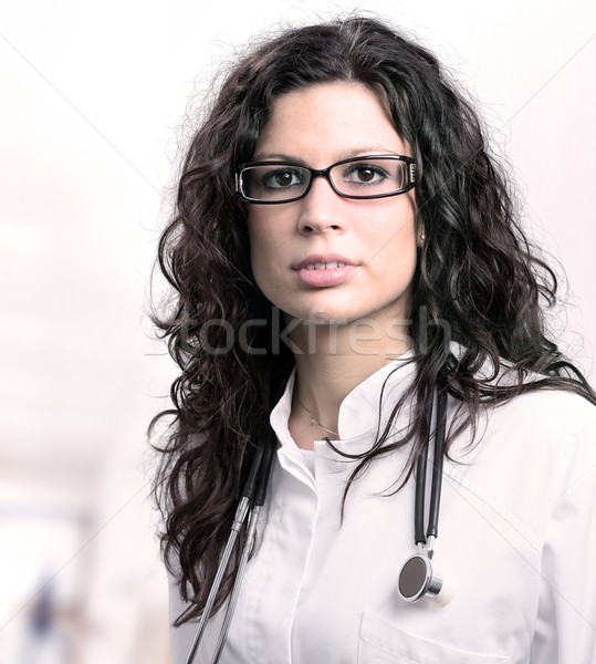 Beautiful female doctor Stock photo © nyul