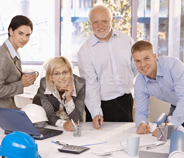 Portrait of happy designer team in office Stock photo © nyul