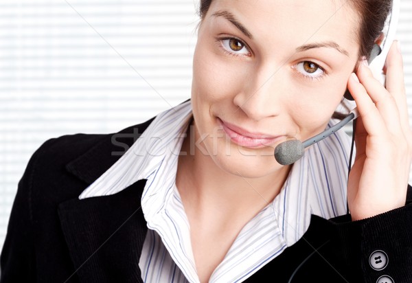 Operator with headset Stock photo © nyul