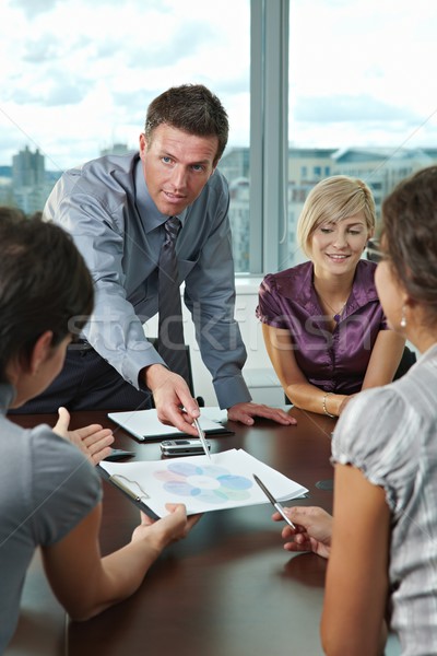 Stock photo: Business people meeting at office