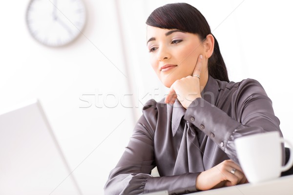 Businesswoman thinking Stock photo © nyul