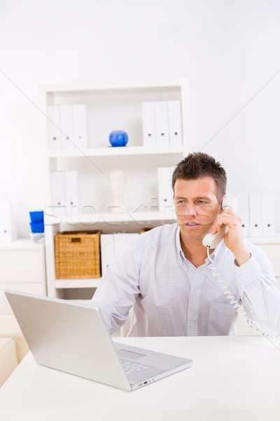 Business man working at home Stock photo © nyul