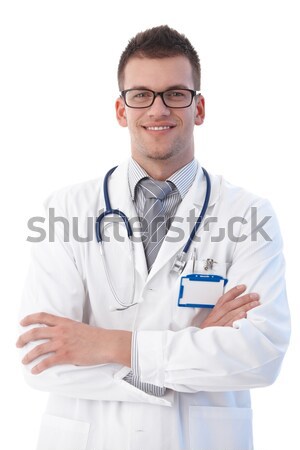 медик молодые улыбаясь врач счастливым Сток-фото © nyul