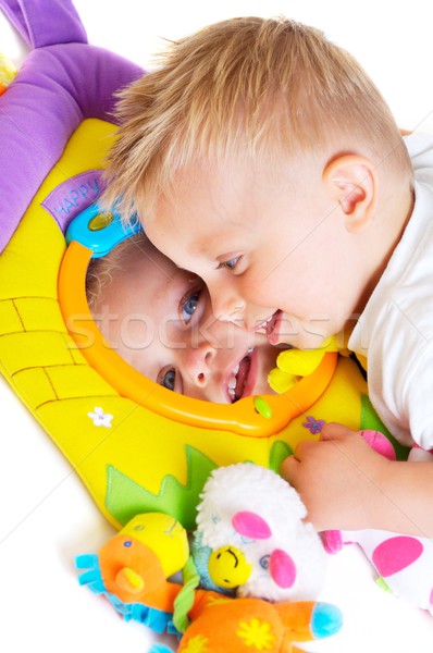 Bebê brinquedos menino jogar Foto stock © nyul